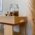 Carrinho Bar Com Rodizios Com Fita Metalizada Rose  Naturale