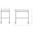 Carrinho Bar Em Aço Com Rodízio Sonyc Preto