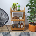 Carrinho Bar Em Madeira Mel - Mel