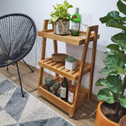 Carrinho Bar Em Madeira Mel - Mel