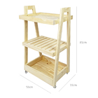 Carrinho Bar Em Madeira - Natural