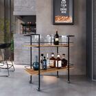 Carrinho Bar Industrial Com Rodizios P1036 Pp Milani Store