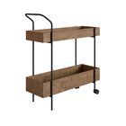 Carrinho Bar Industrial Tube  Vermont/preto