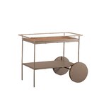 Carrinho Bar Moderno Para Bebidas Zion Recouro Fendi / Champa