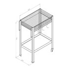 Carrinho Bar Multiuso Guarujá  Cimento Queimado