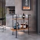 Carrinho Bar Rodez Mel E Preto