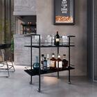 Carrinho Bar Rodez Preto