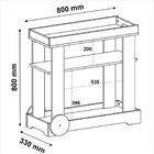 Carrinho Bar Rose Artely