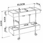 Carrinho Bar Vermont Preto