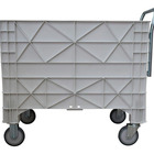 Carrinho Caixa Lixeira Para Condomínio 372 Litros Caixa 1030