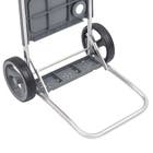 Carrinho de Carga 2 em 1 Multiuso 20kg Alumínio Roda de Polipropileno 7"
