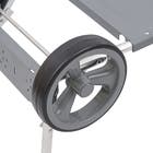 Carrinho de Carga 2 em 1 Multiuso 20kg Alumínio Roda de Polipropileno 7"