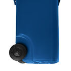 Carrinho Coletor De Lixo 240 Litros - Azul