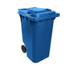 Carrinho Coletor De Lixo 240 Litros - Azul