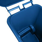 Carrinho Coletor De Lixo 240 Litros - Azul