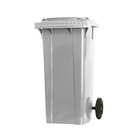 Carrinho Coletor Sem Pedal 120 Lts - Branco