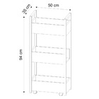 Carrinho De Apoio Estética Salão Industrial 3 Prateleiras Lil