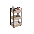 Carrinho De Apoio Estética Salão Industrial 3 Prateleiras Lil