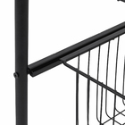 Carrinho de Banheiro 75x32x41,3cm Preto Sensea