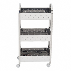 Carrinho Modular 77x28x40cm Prata Brinox