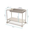 Carrinho De Bar Em Aço Com Bandeja E Prateleira Léo Marrom