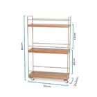 Carrinho De Bar Hemingway Linee Preto