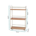 Carrinho De Bar Hemingway Linee Taupe