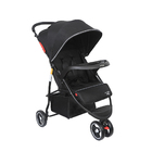 Carrinho De Bebê 3 Rodas Passeio 4ride 15kgs Maxi Baby - Preto