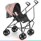 Carrinho De Bebê Campora Galzerano Preto E Rosa