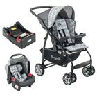 Carrinho De Bebê Com Bebê Conforto Rio K Copacabana + Base -