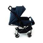 Carrinho De Bebê Cosco Happy Reclinável 3 Posições Azul