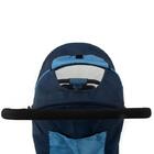 Carrinho De Bebê Cosco Happy Reclinável 3 Posições Azul