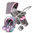 Carrinho De Bebê Cosco Travel System Reverse Até 15 Kg Com Be