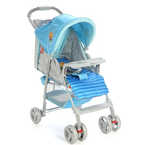 Carrinho De Bebê Fit Voyage Azul Puppy