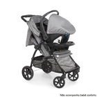 Carrinho De Bebê Galzerano San Remo De 0 Meses Até 15 Kg Cinza