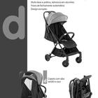 Carrinho De Bebê Jamby Galzerano Preto E Cinza