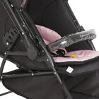 Carrinho De Bebê Maranello Ii Até 15kg Preto/rosa 1381ptr Gal
