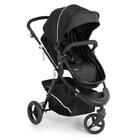 Carrinho De Bebê Moisés Golden Black White + Bebê Conforto -