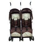 Carrinho De Bebê Para Gêmeos Burigotto Duetto - Marrom