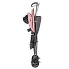 Carrinho de Bebê para Passeio Capri-Galzerano - Grafite / Rosa