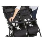 Carrinho De Bebê Passeio Para Gemeos Chicco Ohlala Twin Black