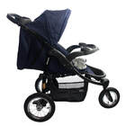 Carrinho De Bebê Prime Baby Triciclo 3 Posições Velloz – Azul