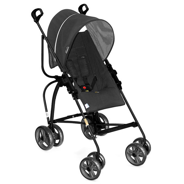 Carrinho De Bebe Reversivel E Reclinavel Campora Galzerano Preto Leroy Merlin