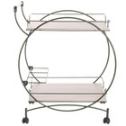 Carrinho De Bebidas Decorativo Vintage Verde Oliva/legno