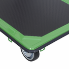 Carrinho De Carga Dobrável Aço Com Rodas 150 Kg Verde Preto P