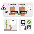 Carrinho de Carga Dobrável até 100kg Standers