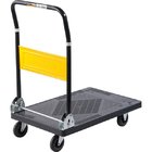 Carrinho de Carga Plataforma 150kg Aço Roda Maciça
