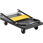 Carrinho de Carga Plataforma 150kg Aço Roda Maciça