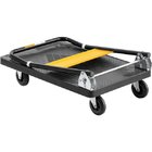 Carrinho de Carga Plataforma 150kg Aço Roda Maciça