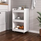 Carrinho De Chão Gabinete Lume Armário Multiuso Organizador B